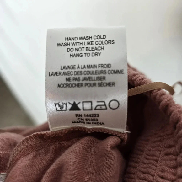 Bishop + Young Antropologie Lagenlook Wide Leg Jumpsuit Elva 100% Cotton Sz S - Picture 10 of 15